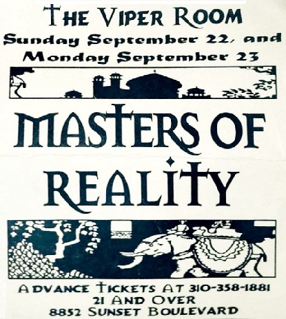 1997 MOR VIPER ROOM TICKET 1997 MOR VIPER ROOM TICKET